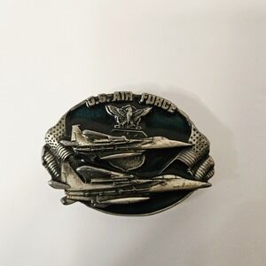 Rare Vintage 1982 Bergamot Brass Works U.S. Air Force  Belt Buckle